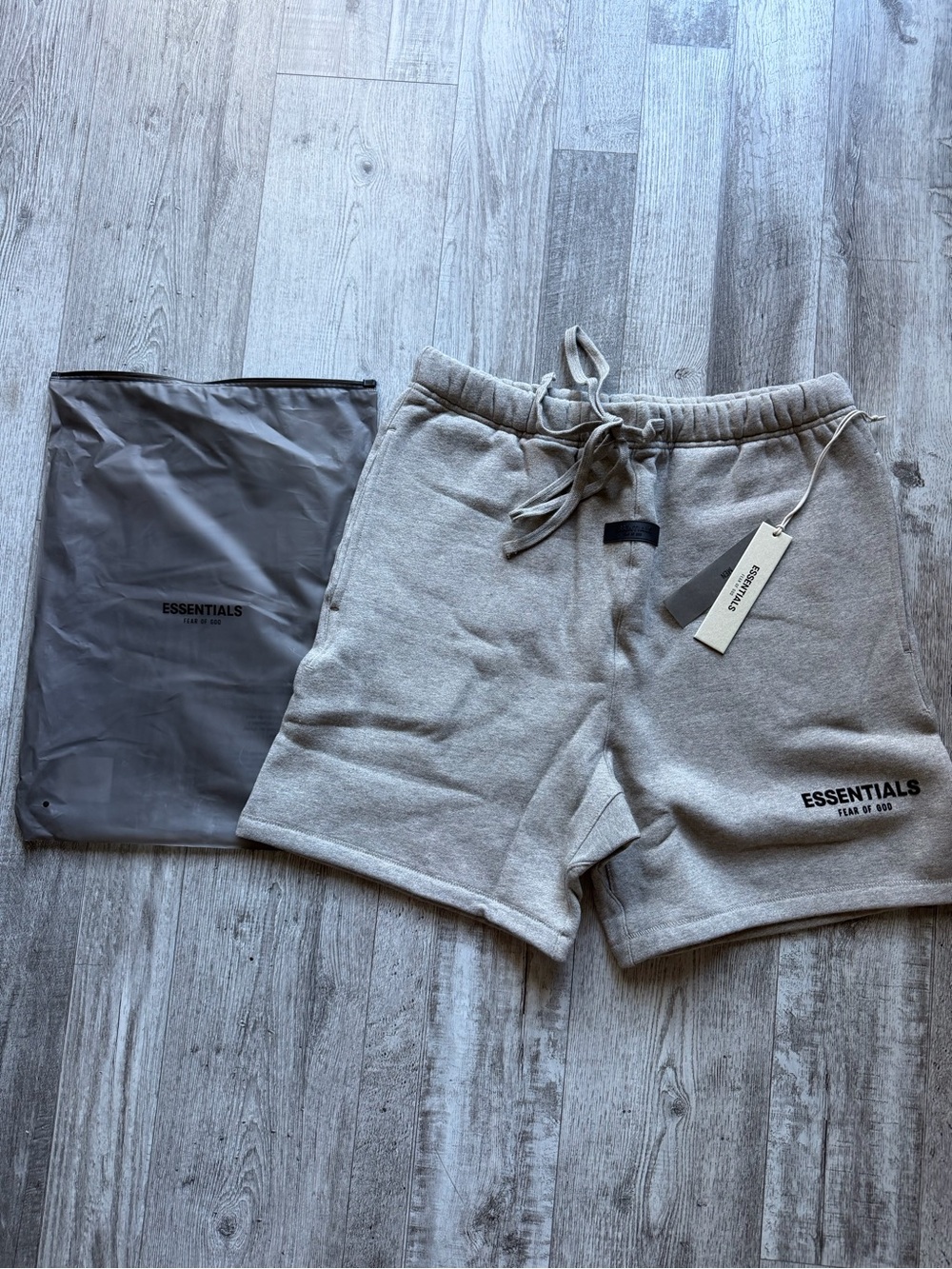 Fear of God Essentials Dark Oatmeal Shorts